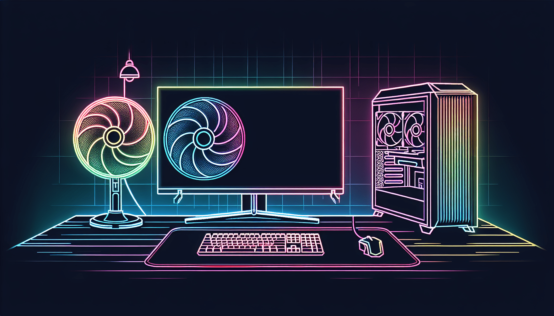 Meet the ONXE LED Clock Fan: A Gamer’s Best Friend