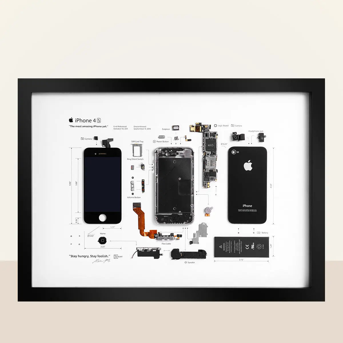XreArt iPhone 4S Frame Unique Tech Artwork